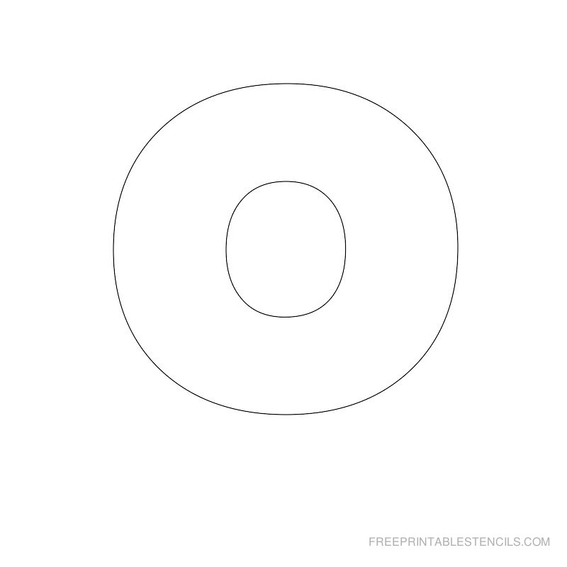 1 Free Printable Large Alphabet Letter Stencils