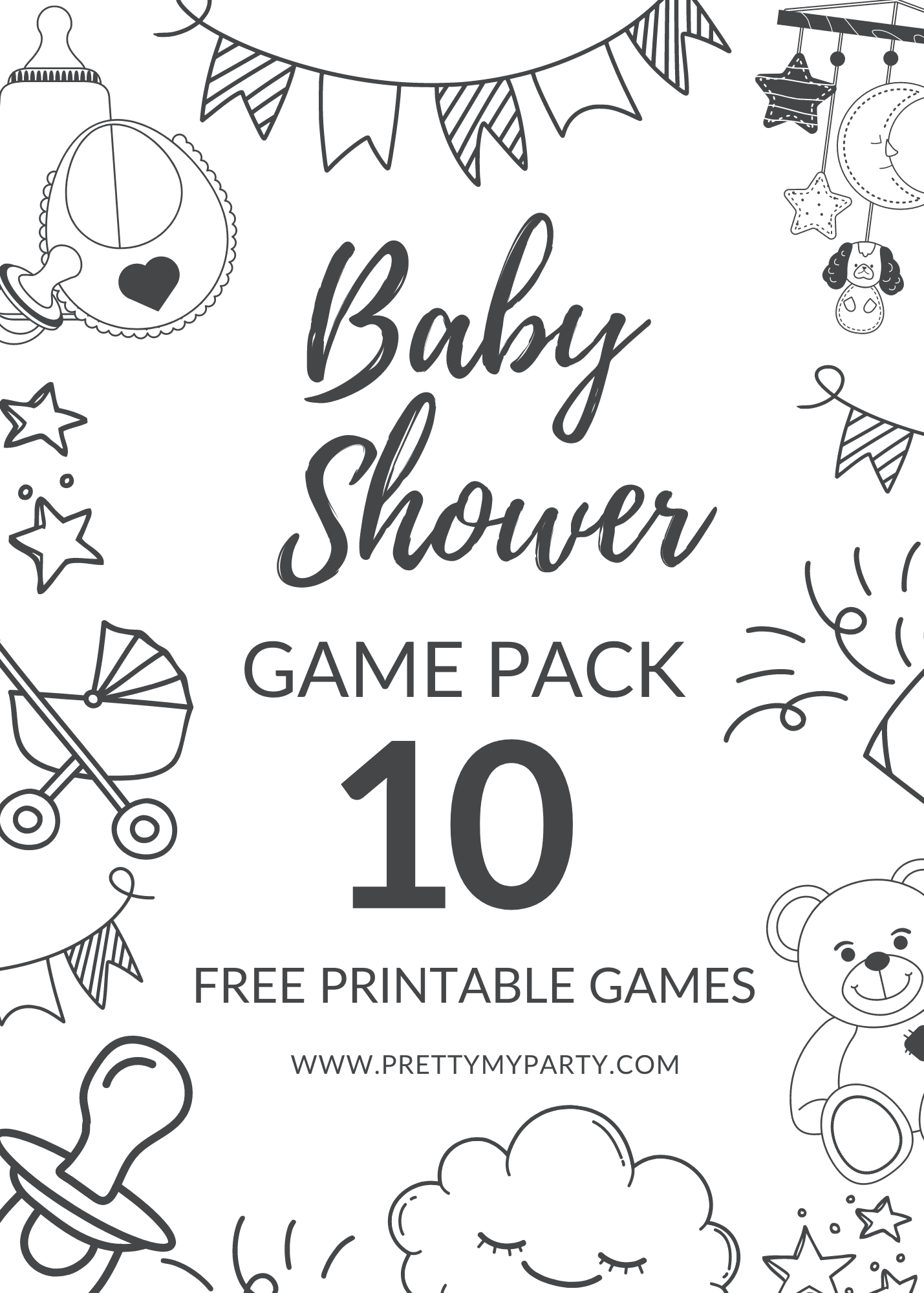 10 Free Printable Baby Shower Games You Can Print And Play Pretty My Party