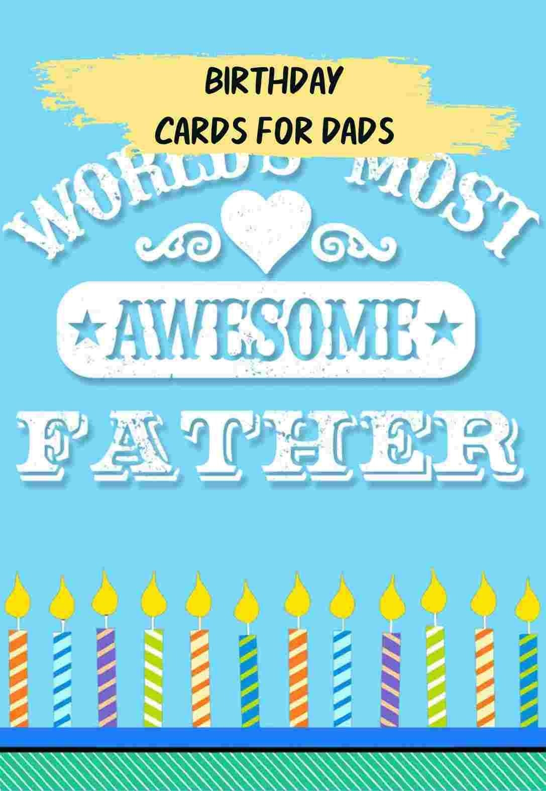 printable birthday cards for dad free