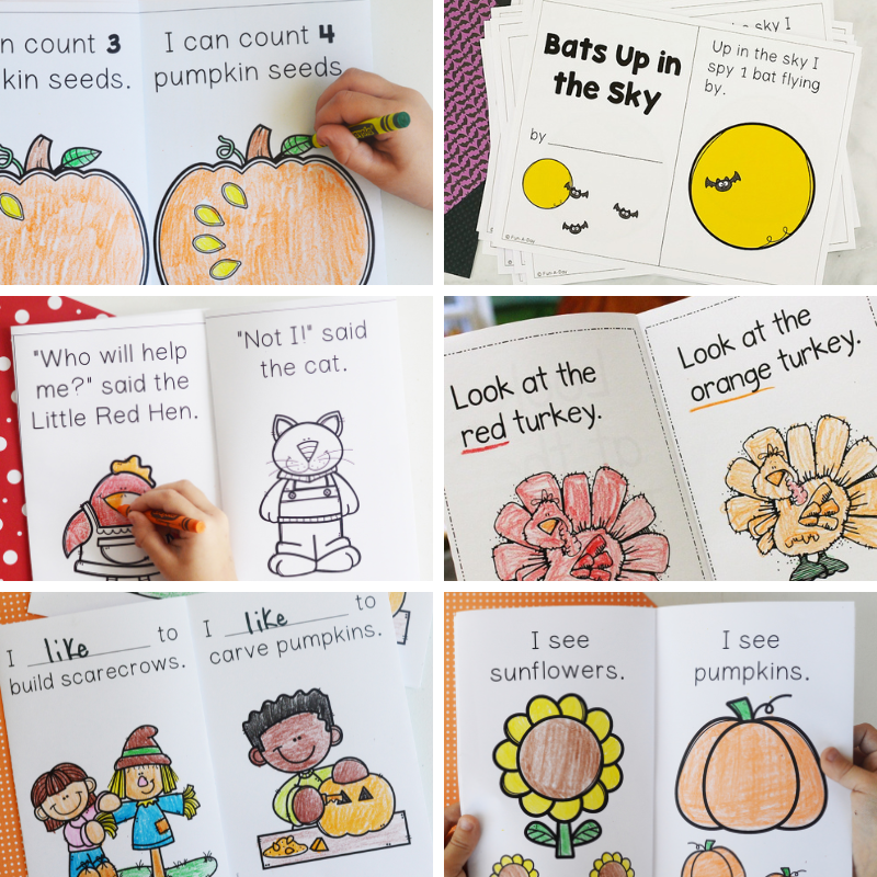 kindergarten printable books