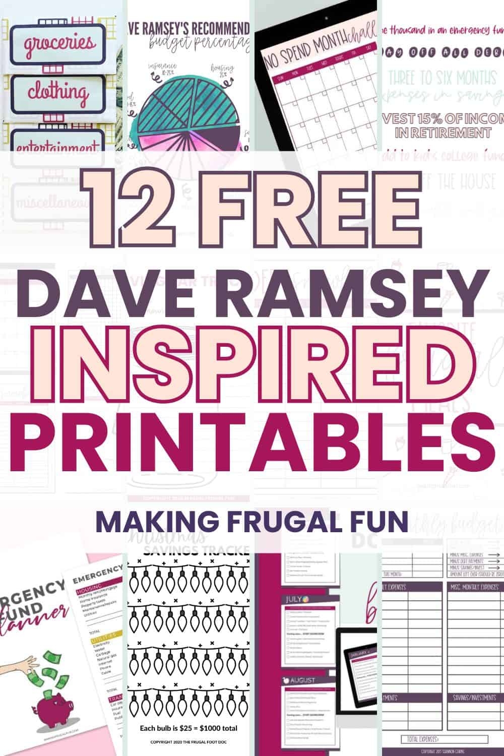 12 Free Dave Ramsey Baby Step Printables Making Frugal FUN
