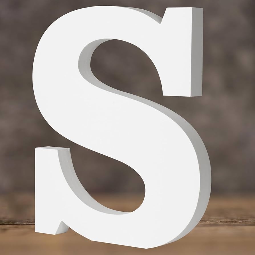 printable big letter s