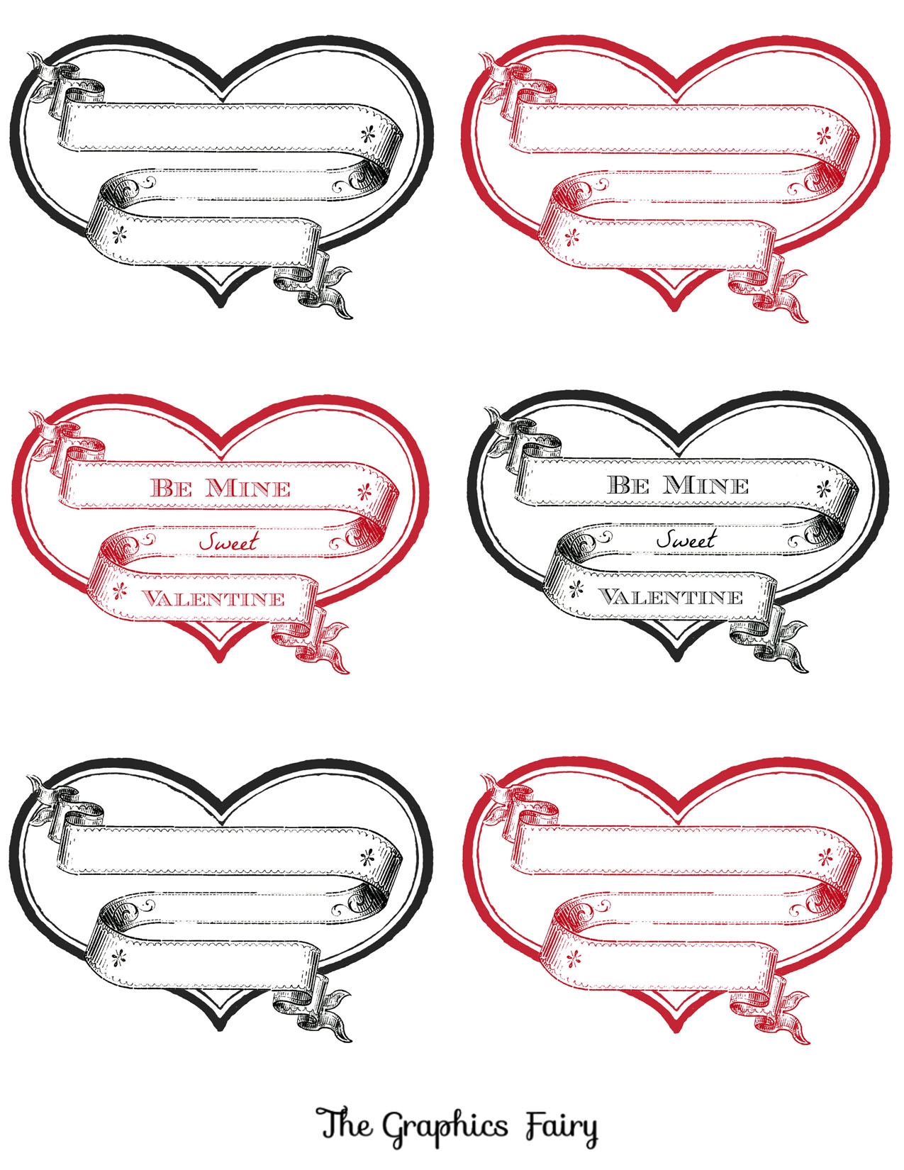 free printable heart template pdf