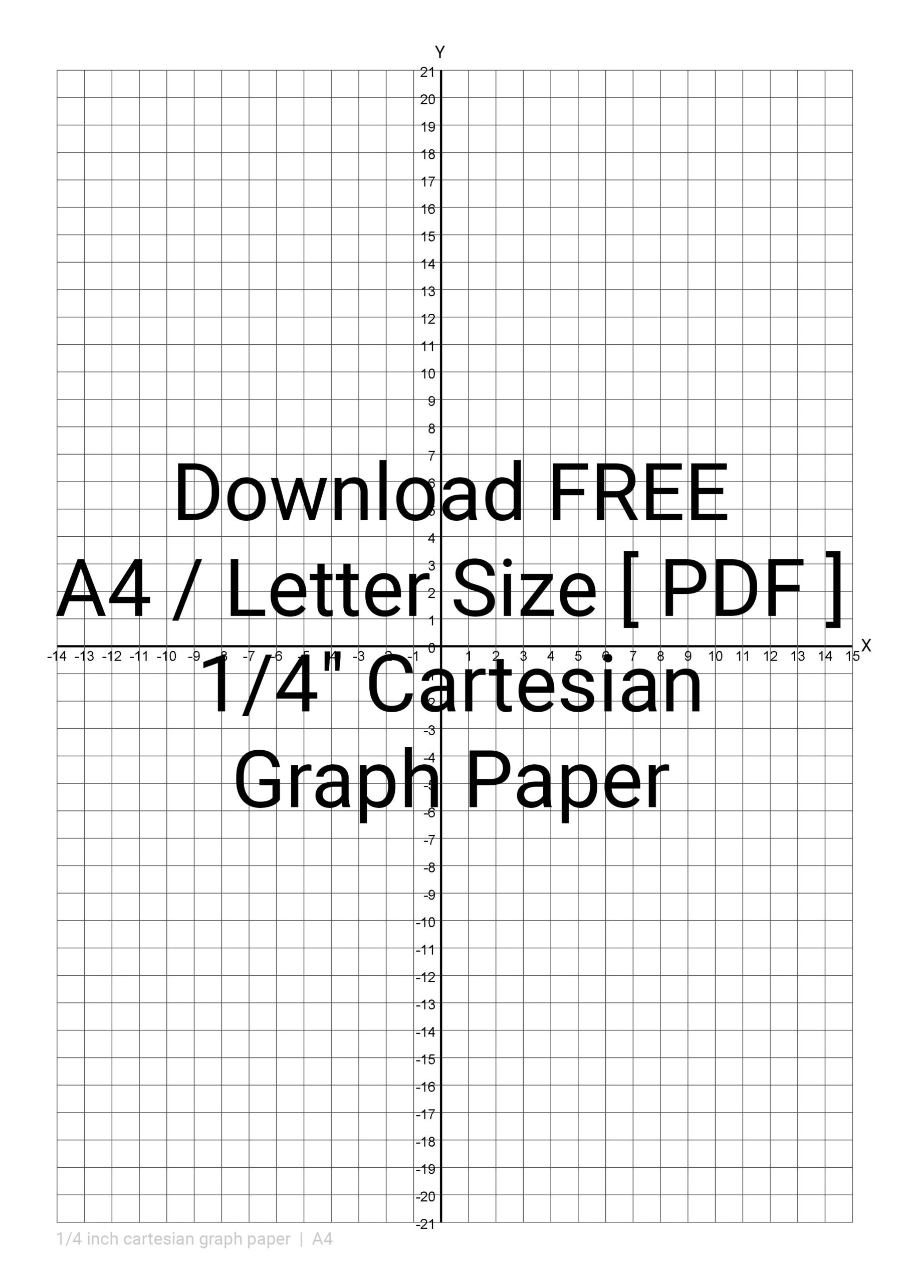 14 Free Printable Graph Paper Templates PDF 