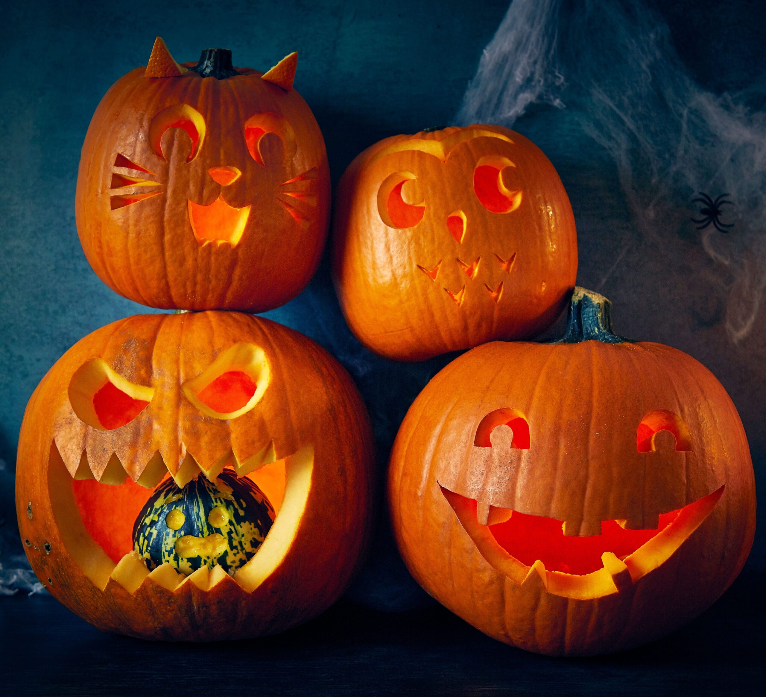 scary pumpkin template printable free