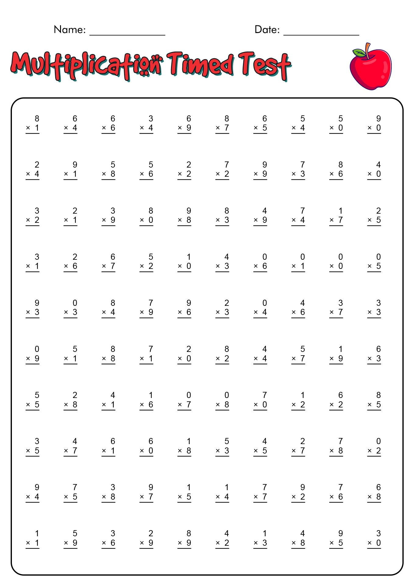 18 1 Minute Timed Addition Worksheets Free PDF At Worksheeto