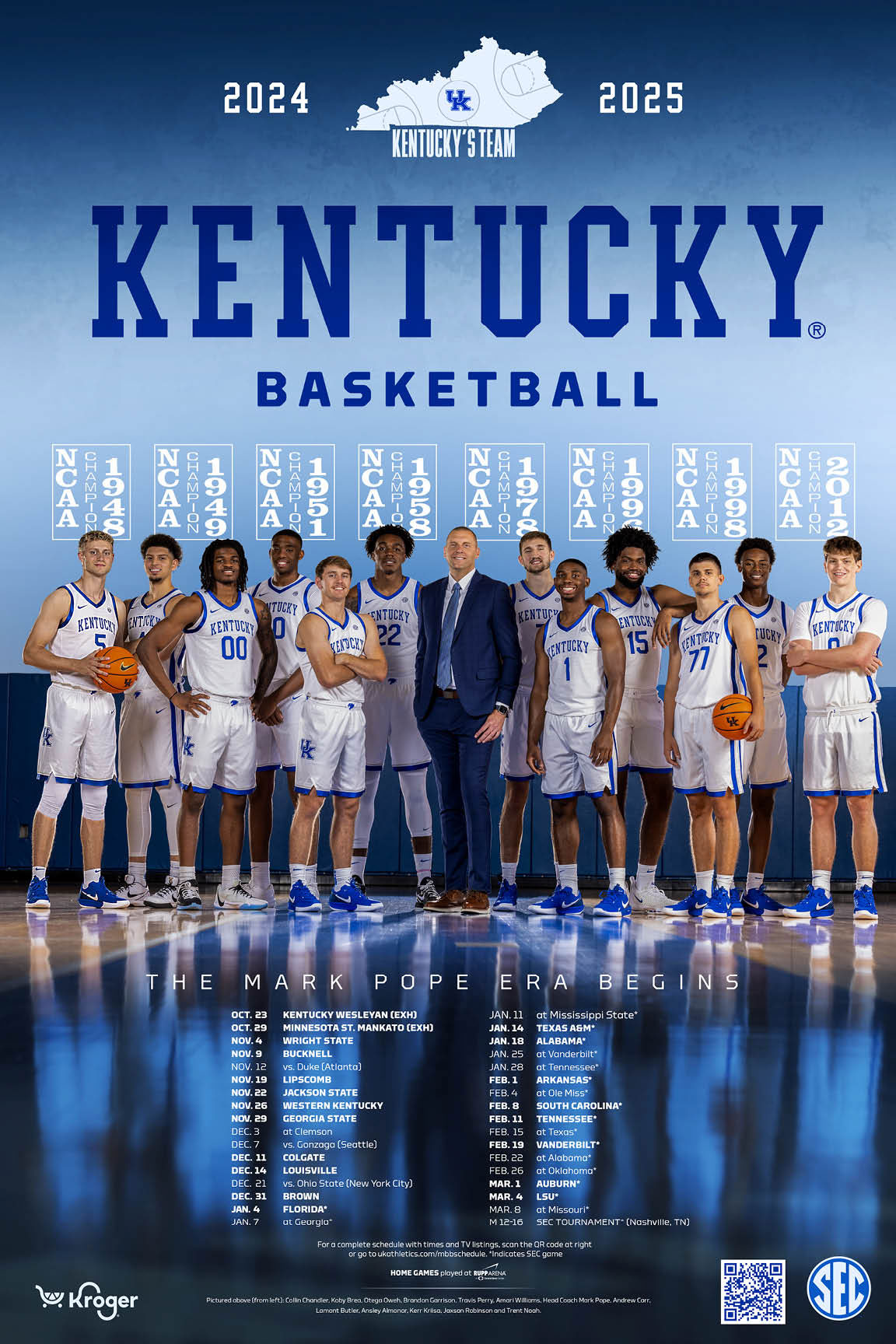 2024 25 Kentucky Men s And Women s Basketball Posters Unveiled 