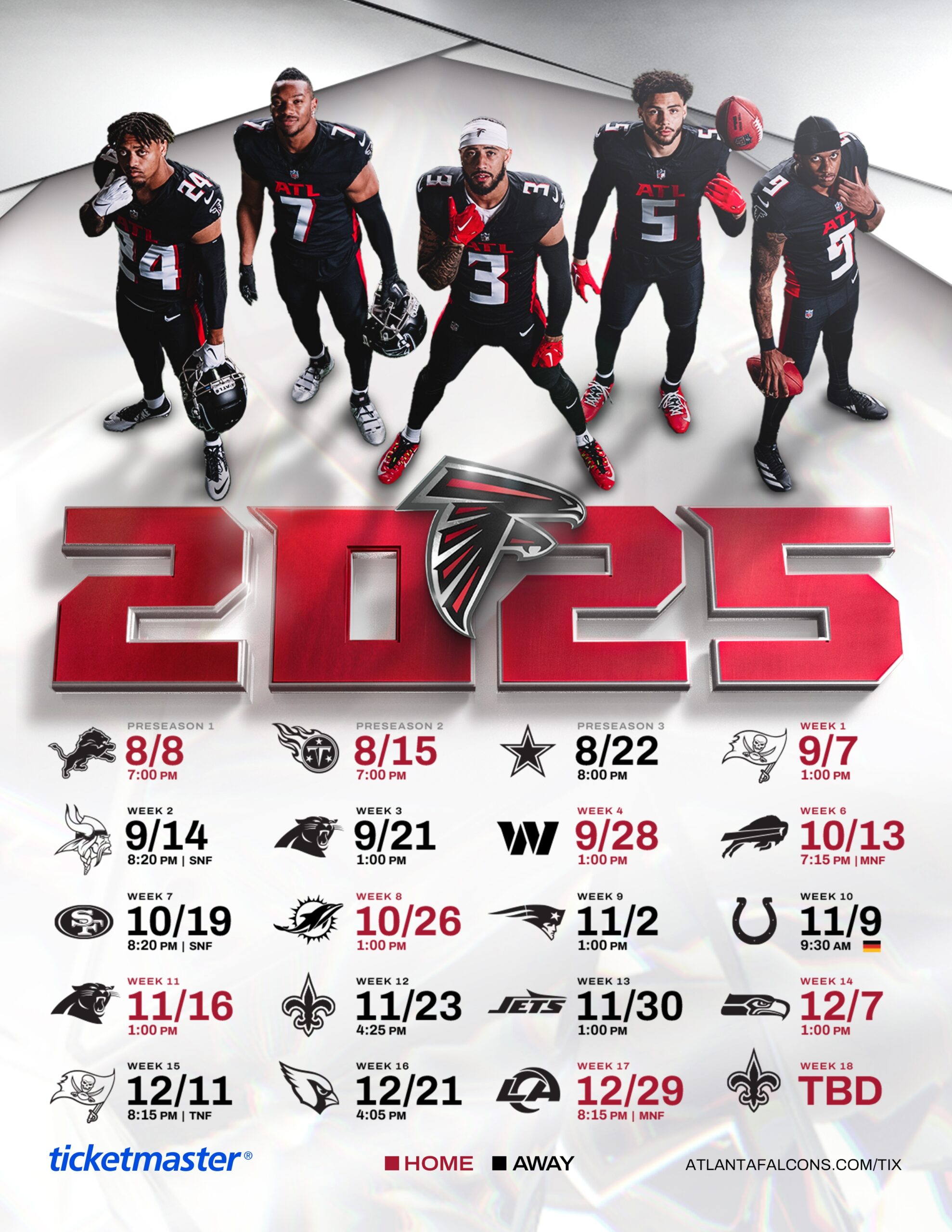 2025 Schedule Wallpapers