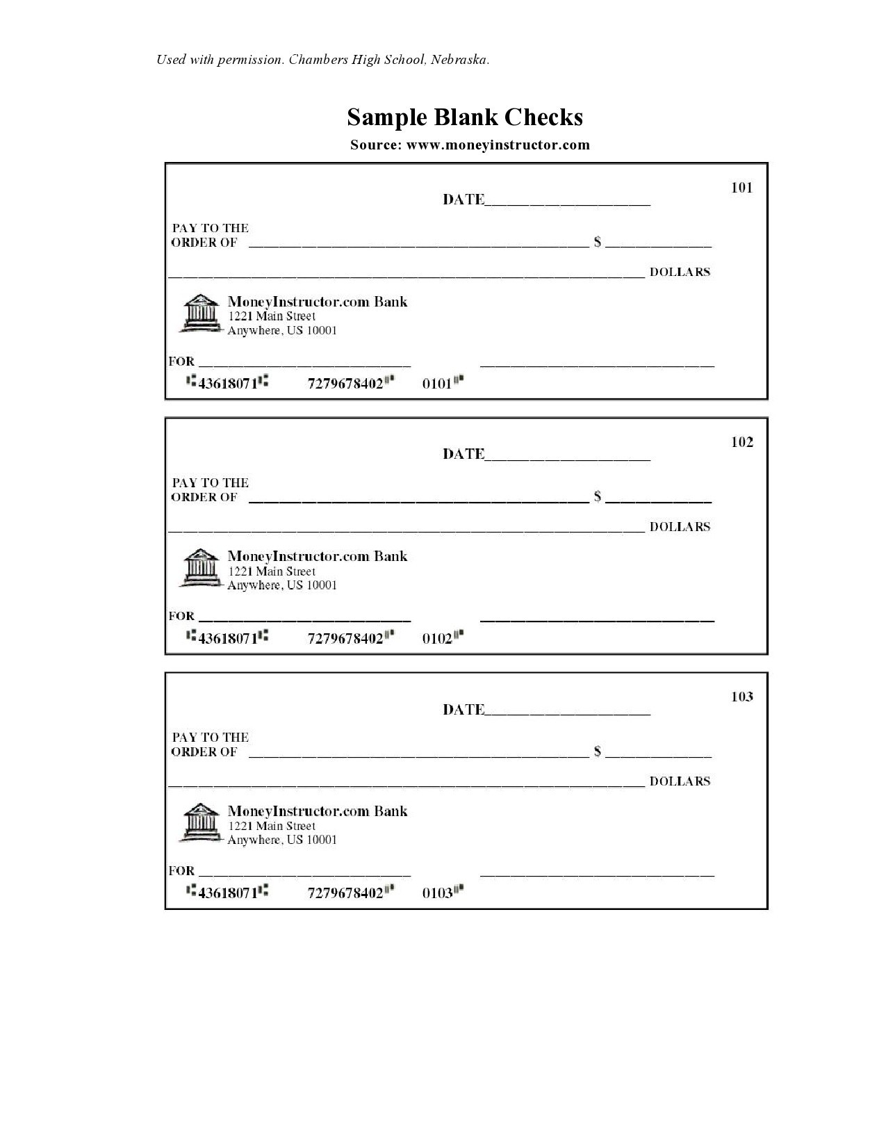 printable cheque template