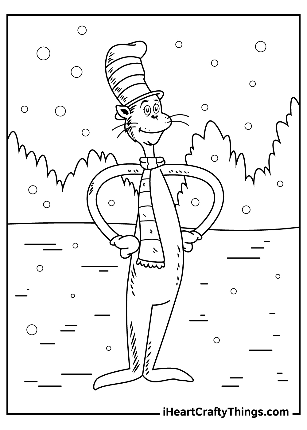 25 Cat In The Hat Coloring Pages 100 Free Printables 
