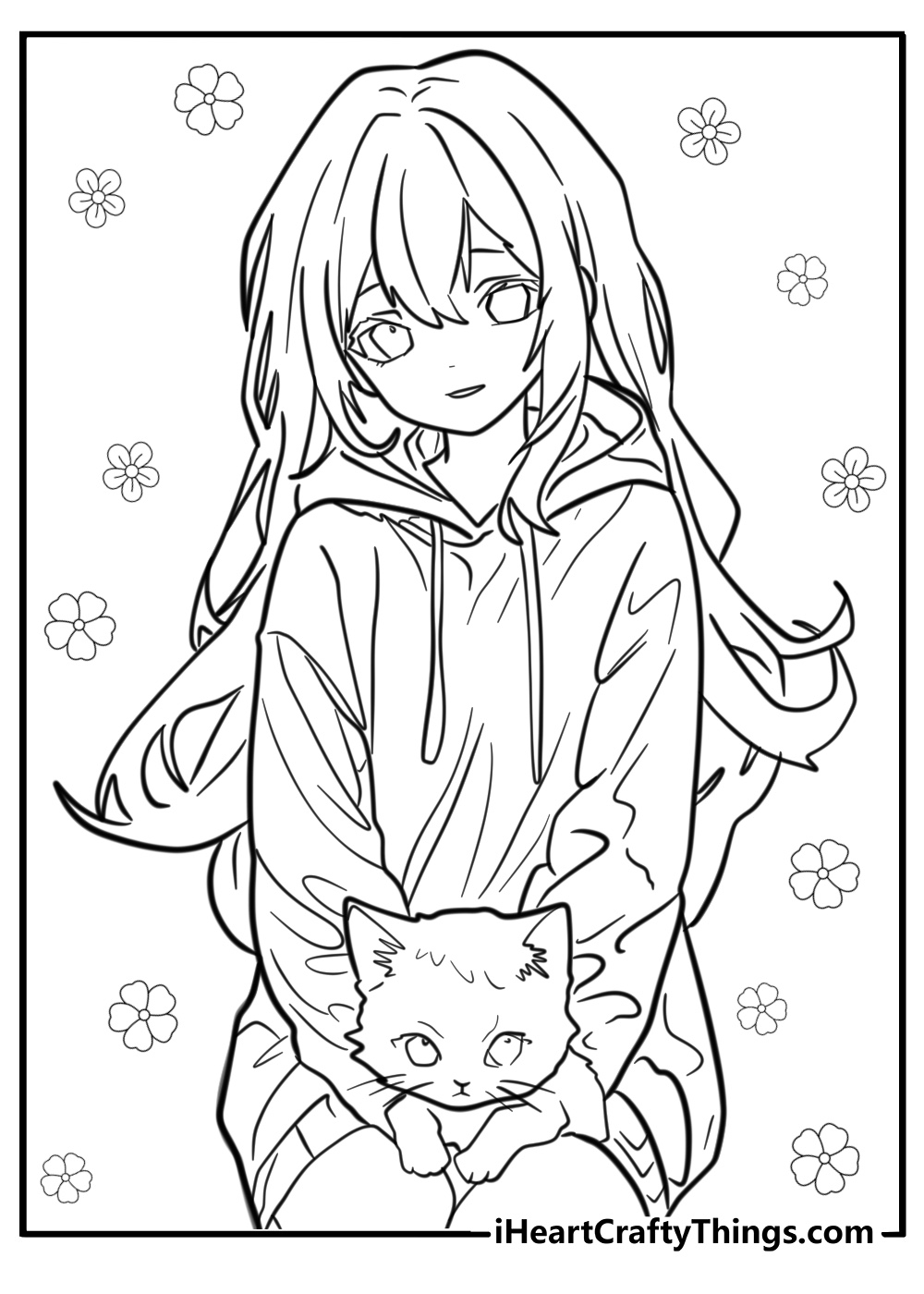 28 New Anime Girl Coloring Pages 100 Free To Print 