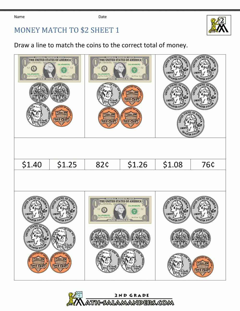 money worksheets printable