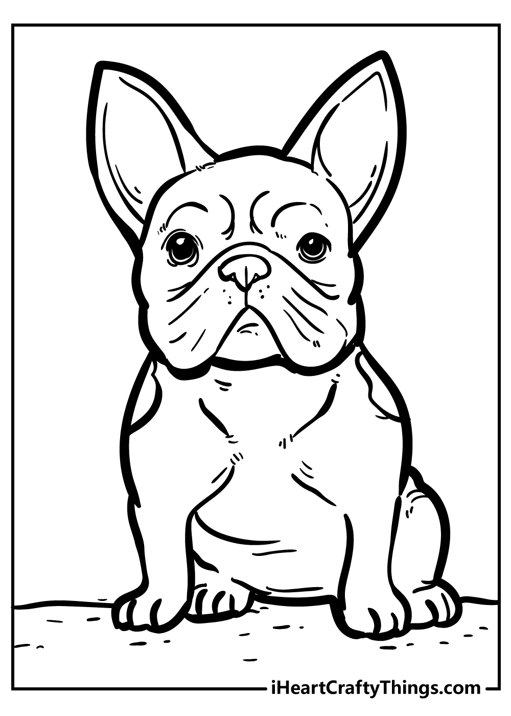 printable cute dog coloring pages