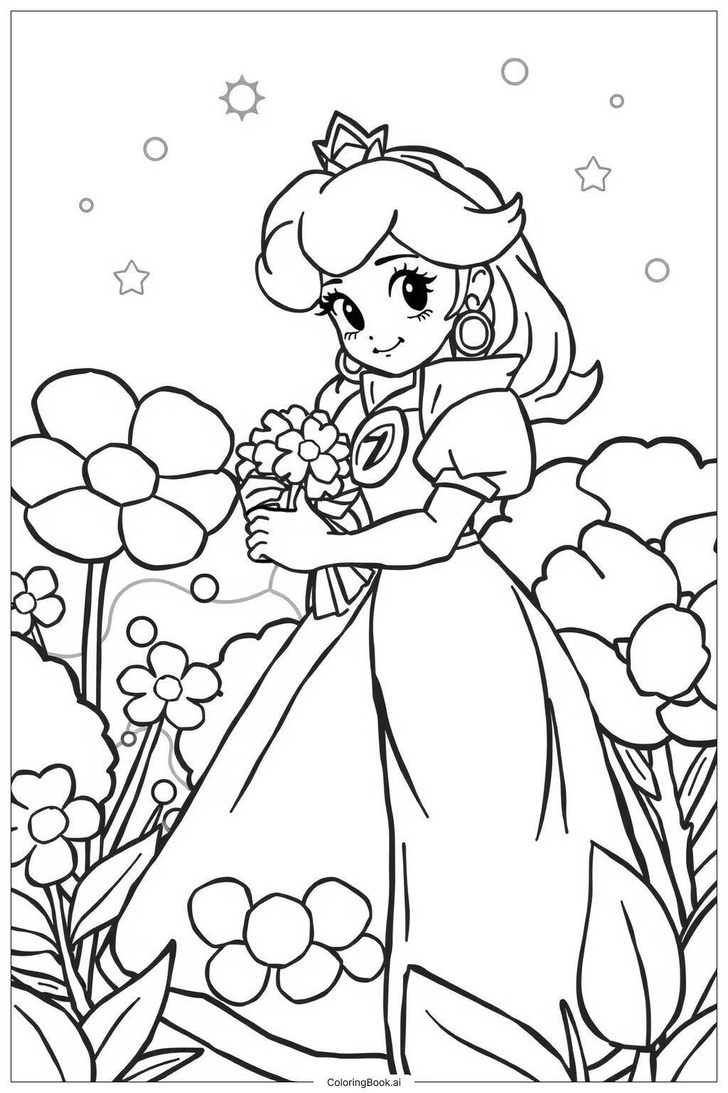 36 Princess Peach Coloring Pages Free PDF U0026 PNG Printables 
