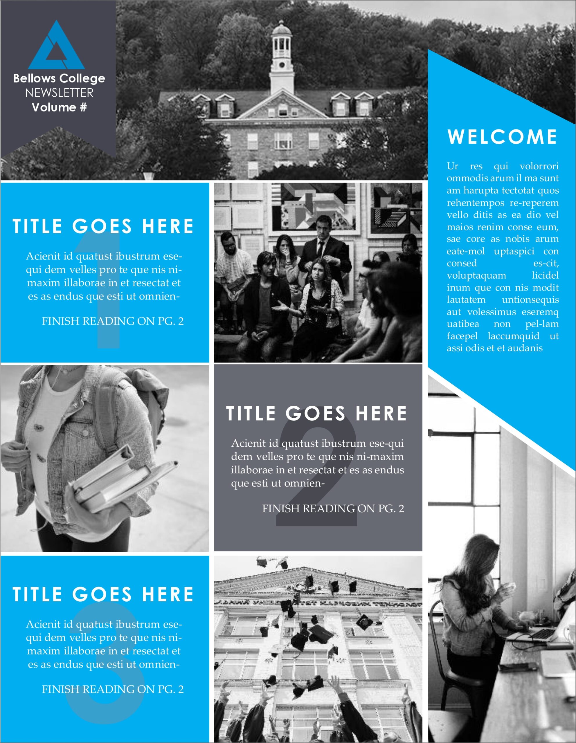 printable newsletter templates