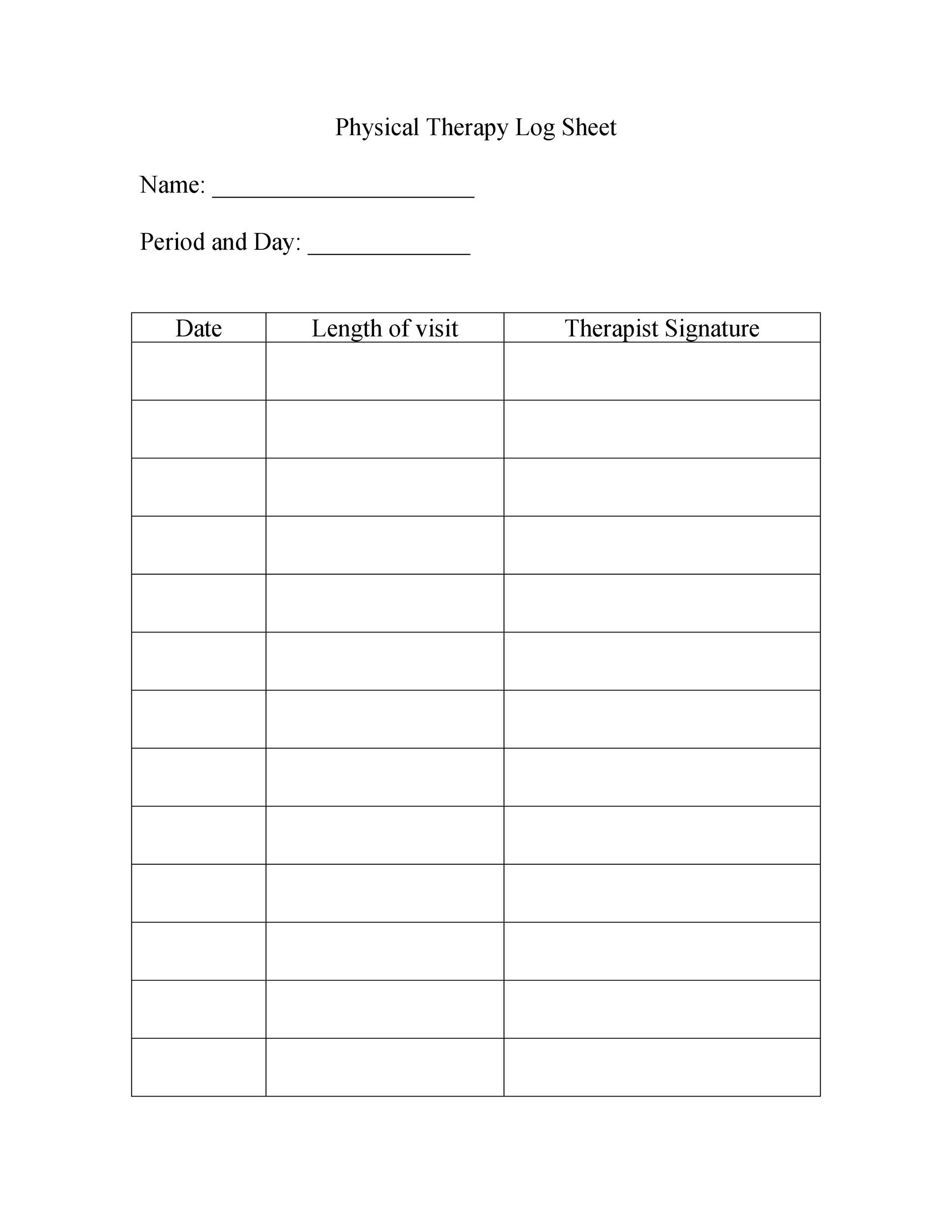 50 Printable Log Sheet Templates Direct Download TemplateLab