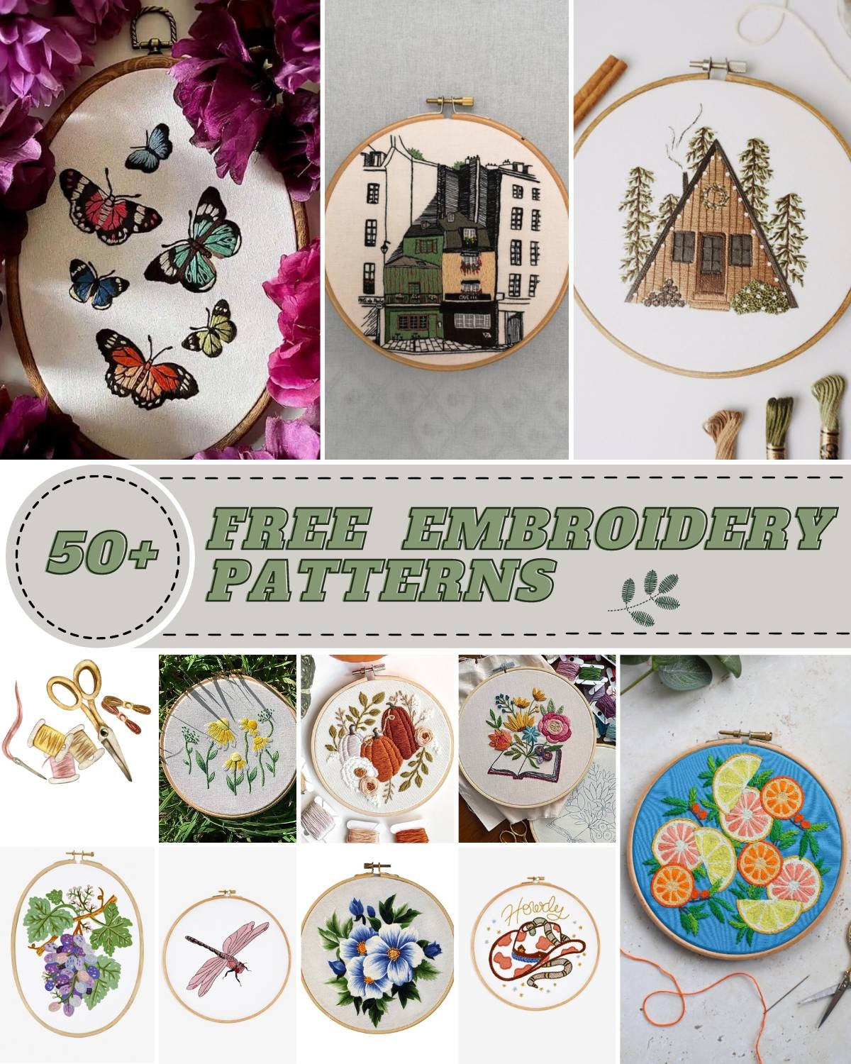 55 Beautiful And Free Embroidery Patterns Craft Passion