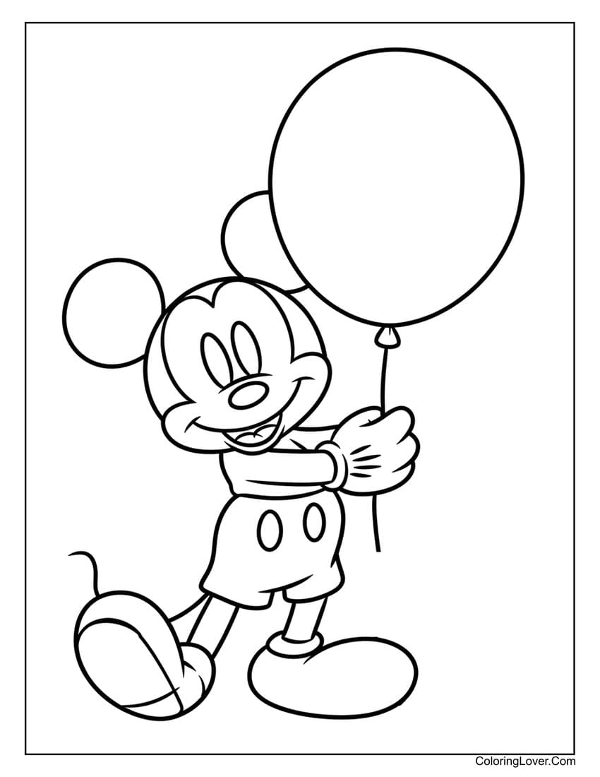 57 Mickey Mouse Coloring Pages Free Printables For All Ages