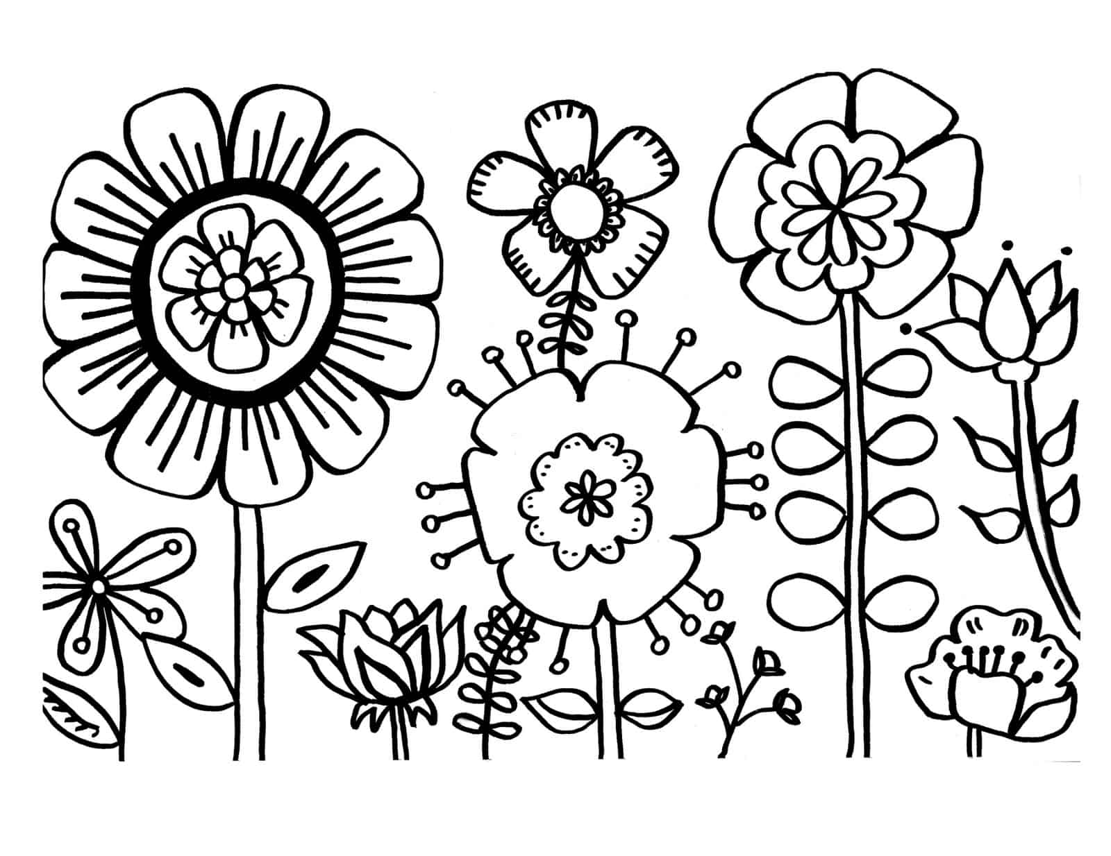 free printable flower