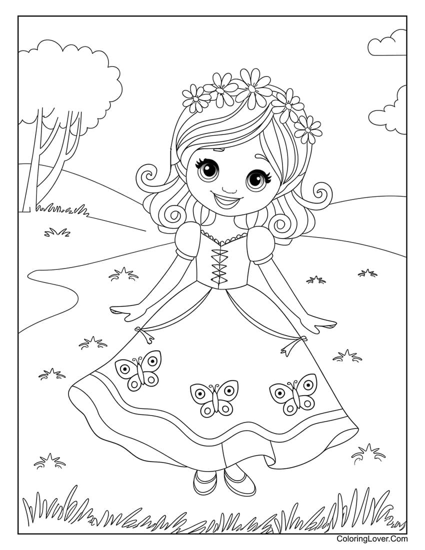 72 Princess Coloring Pages Free Printables For All Ages 