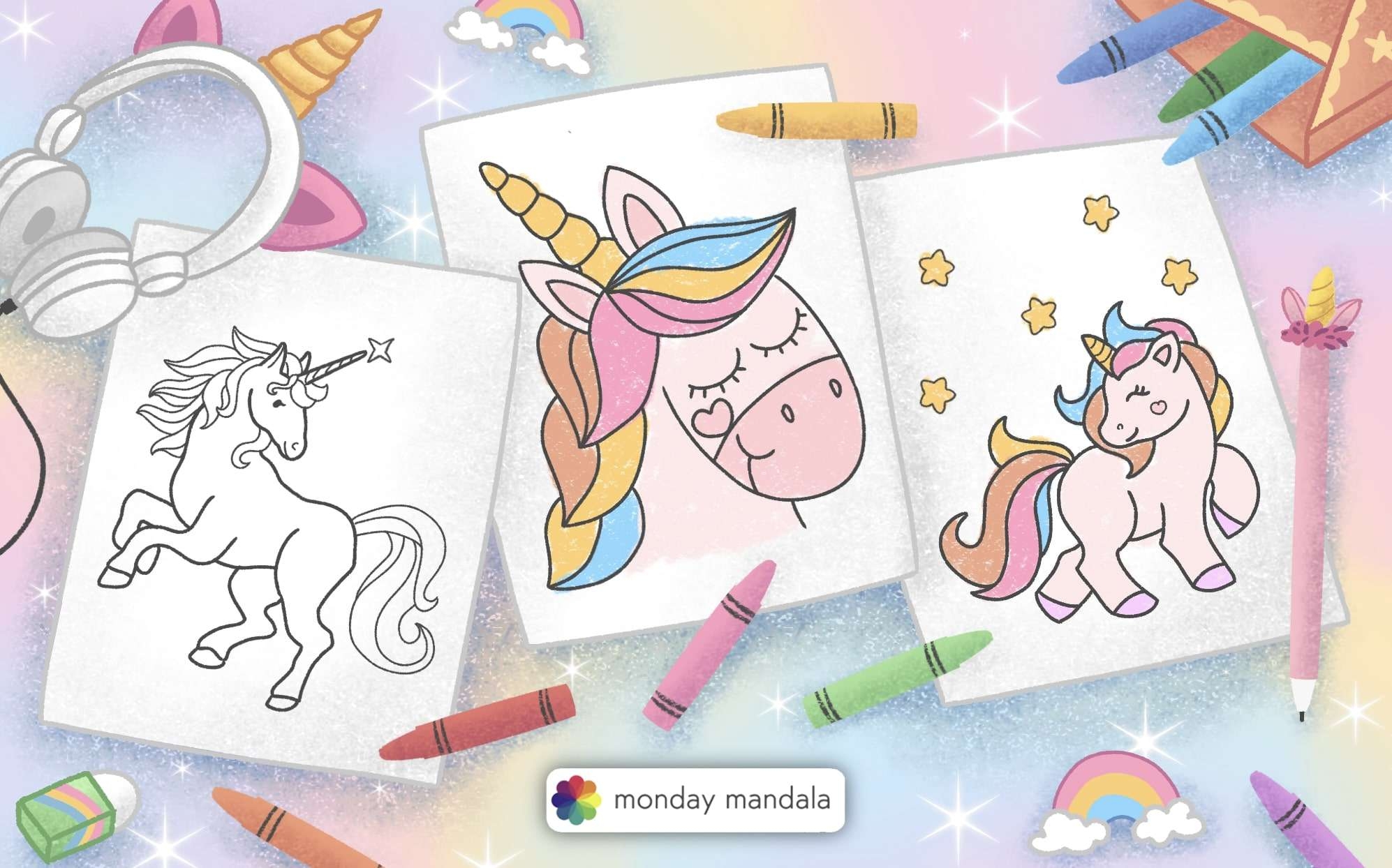 unicorn pictures printable