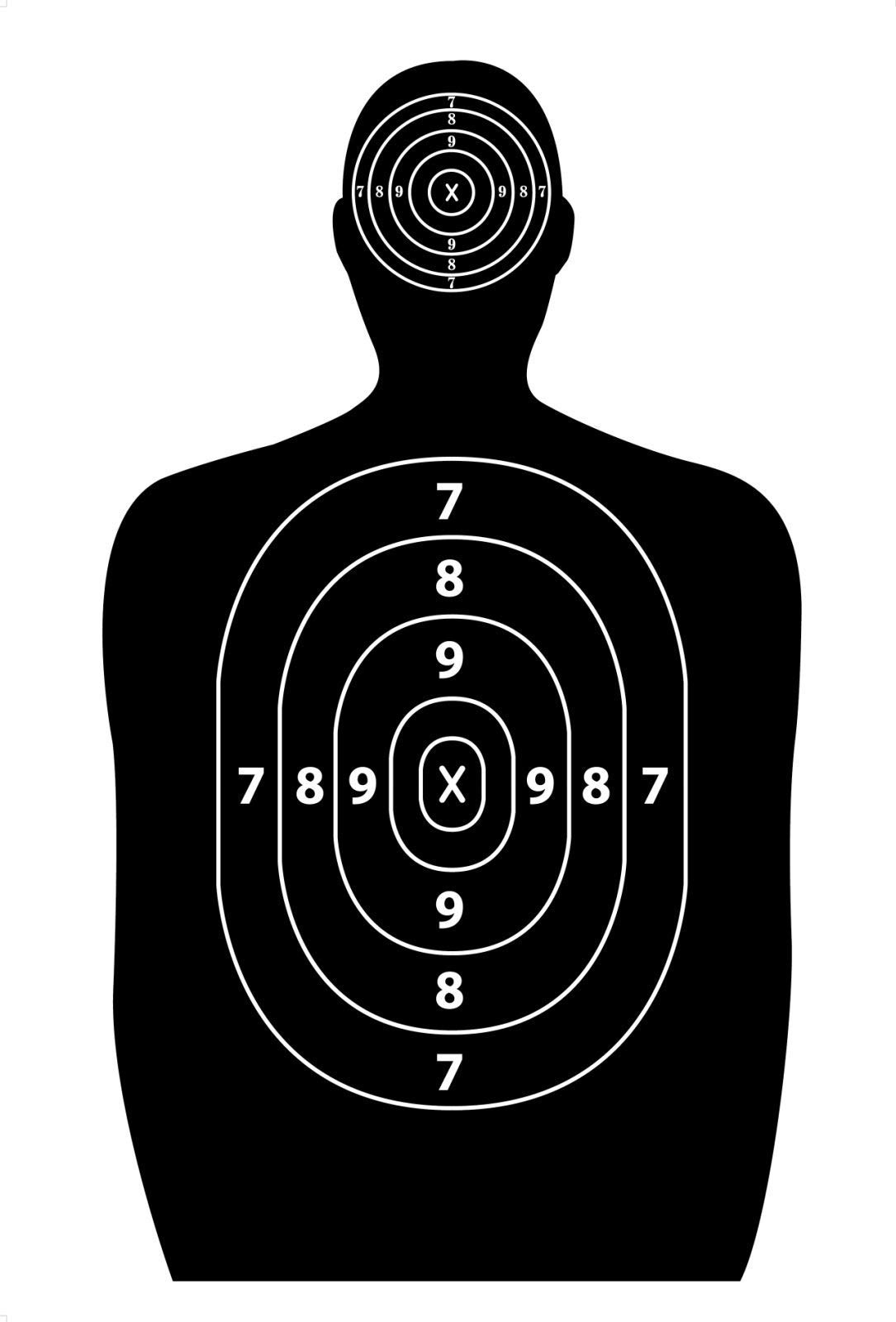 Airsoft Guns 50 Standard Shooting Targets Standard Target Sheets For Shooting 50 Range Paper Pack With Perfect Size 8 5 X 11 Inch For Gun Rifle Fire Pistol Rifle Firearms As Log Book For Target Practice
