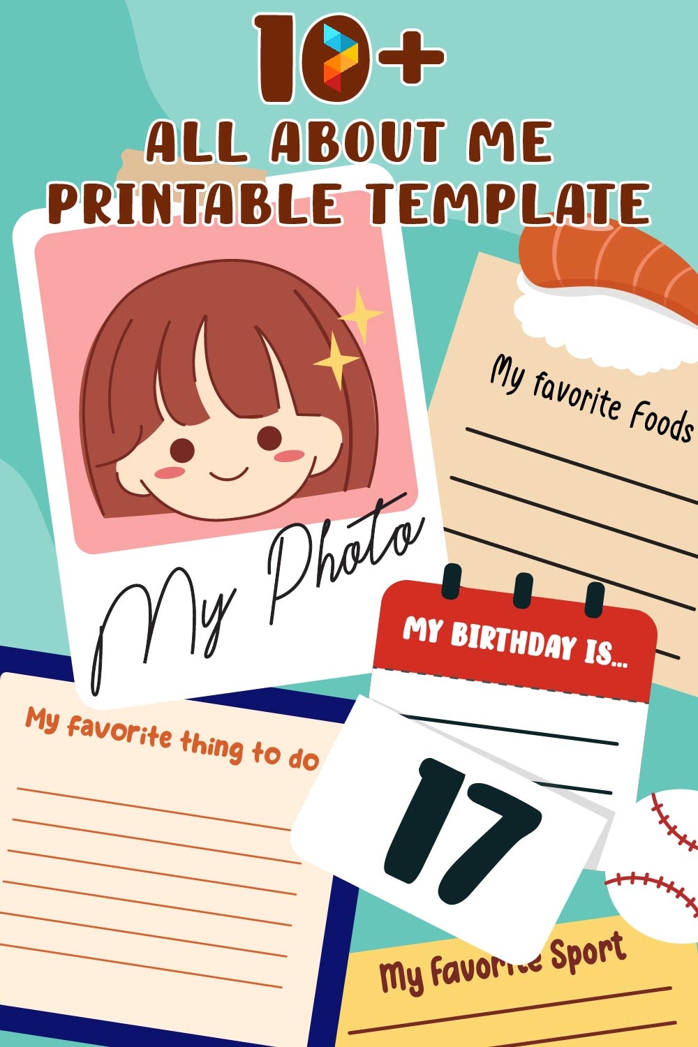 All About Me Worksheets And Templates 50 Free PDF Printables Printablee