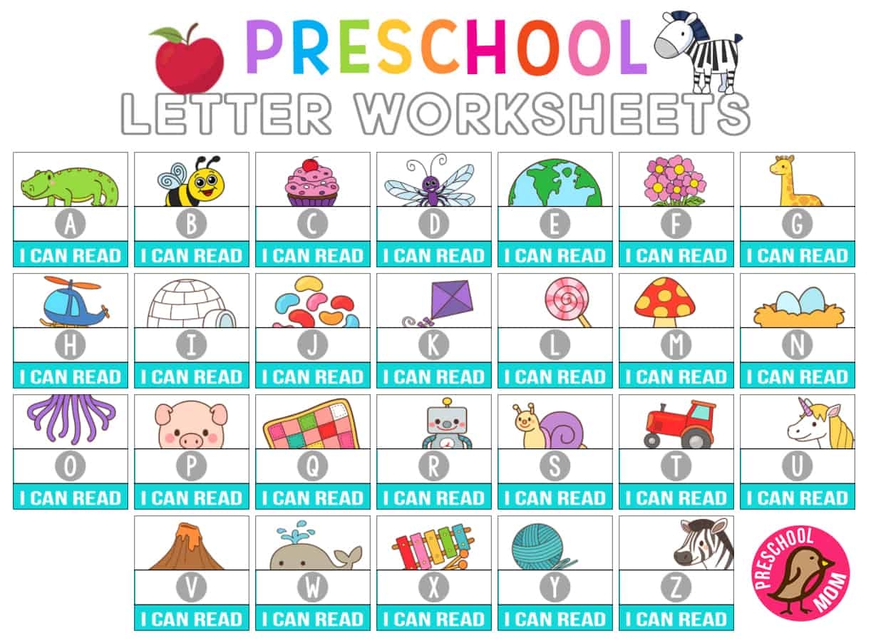 alphabet letter worksheets printable
