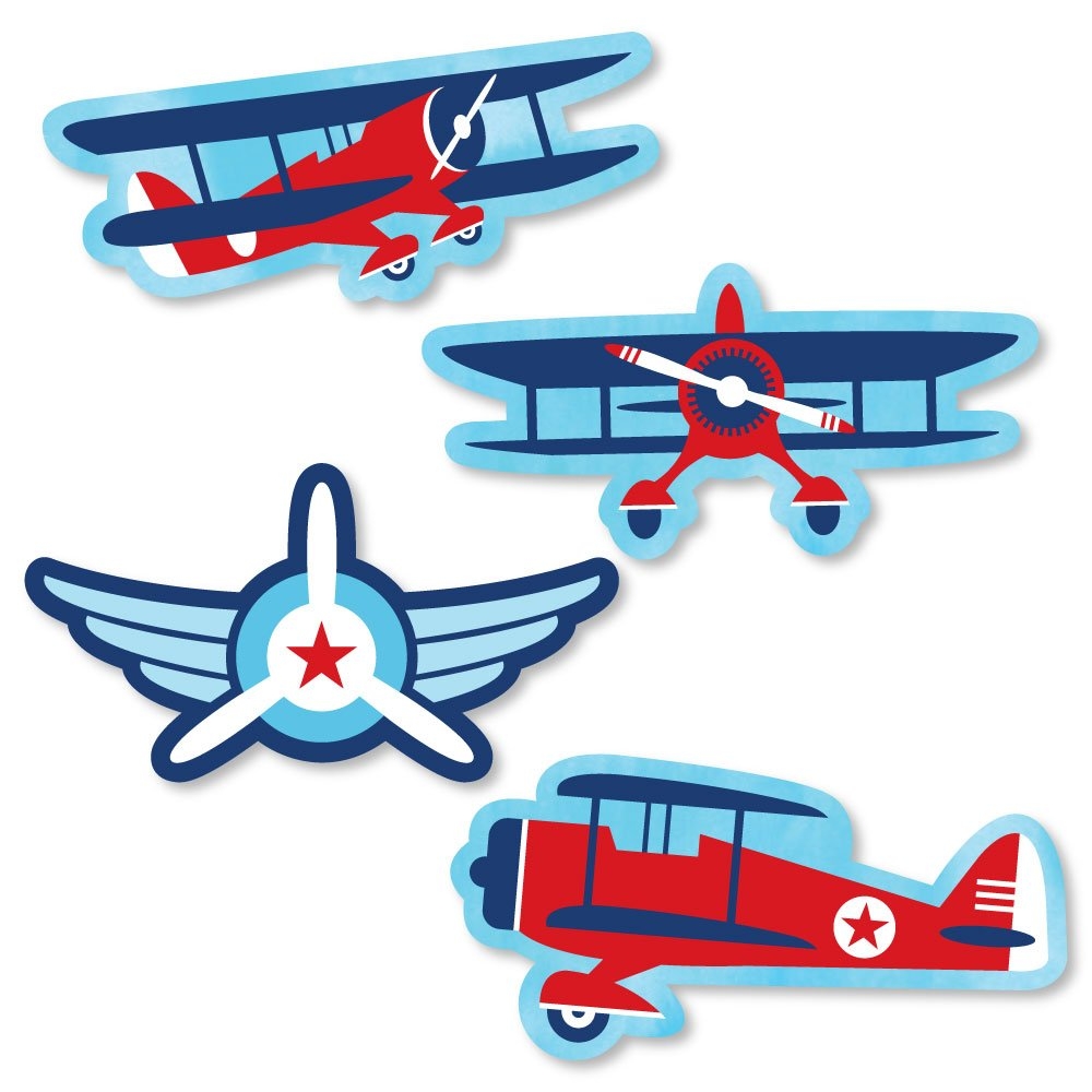 Amazon Big Dot Of Happiness Taking Flight Airplane Shaped 