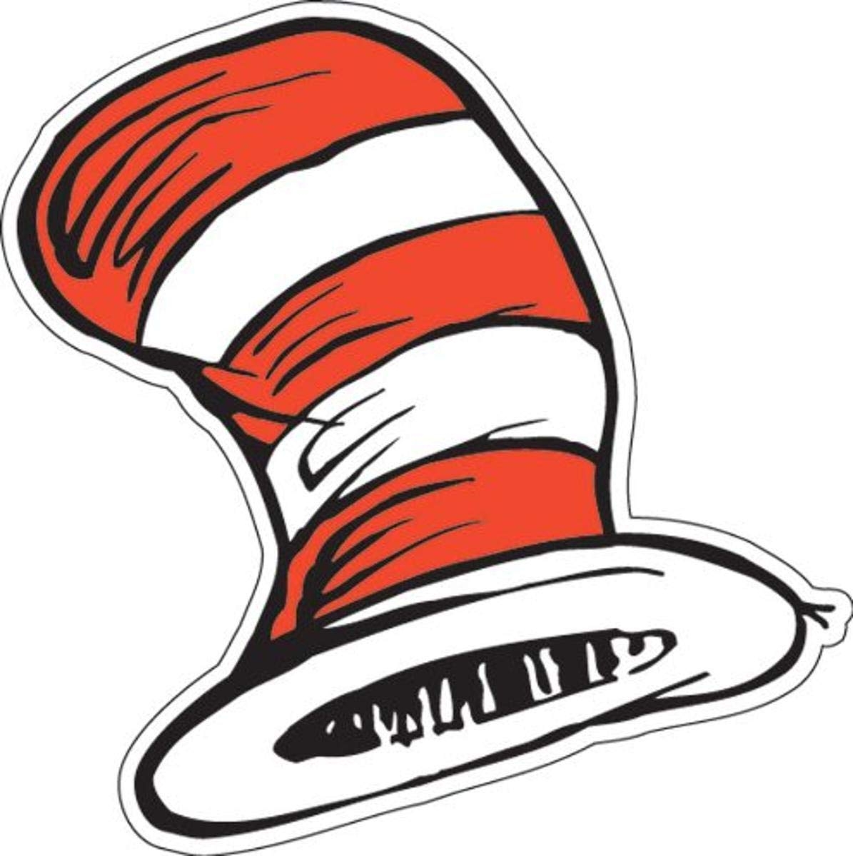 Amazon Eureka Dr Seuss The Cat In The Hat Paper Cut Outs For 