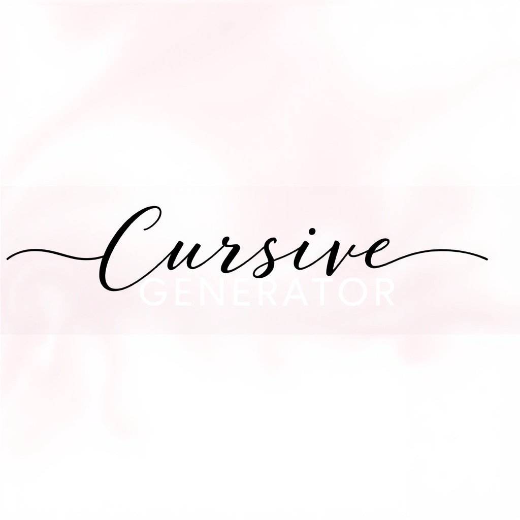 free printable cursive handwriting name generator