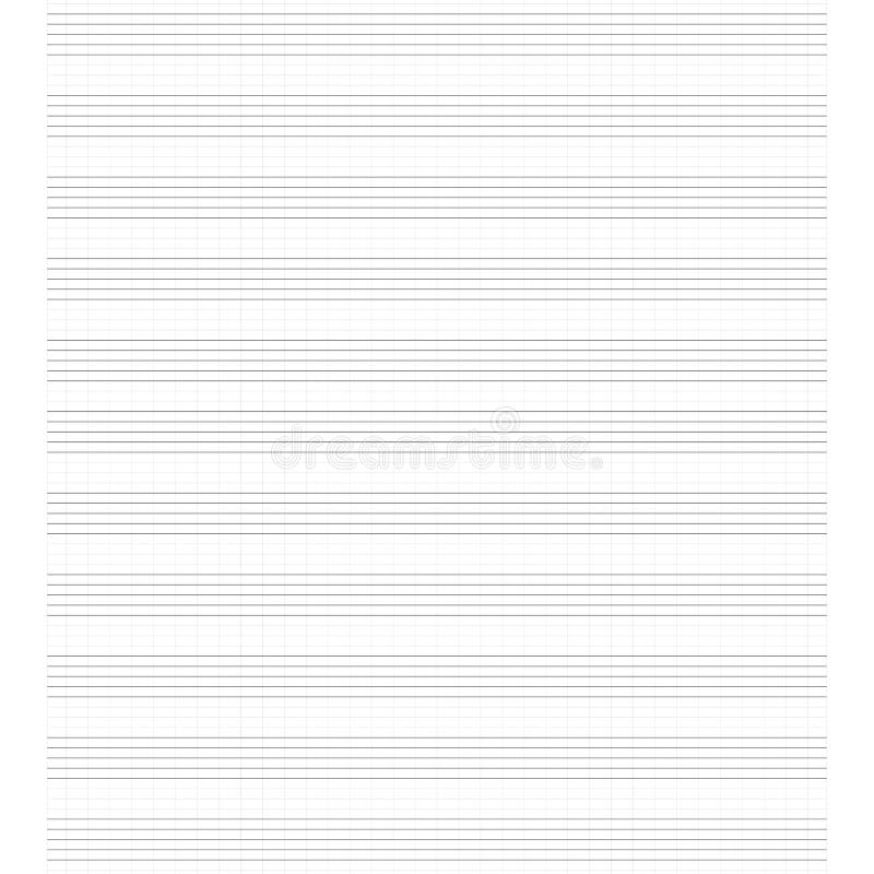 Blank Music Paper Stock Illustration Illustration Of Paper 34506368