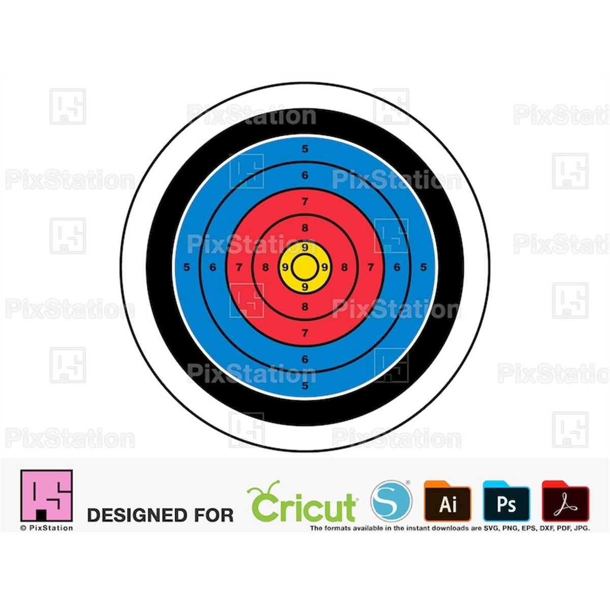 Bull s Eye Target Svg Png Target Svg Bullseye Svg Bull s Inspire Uplift