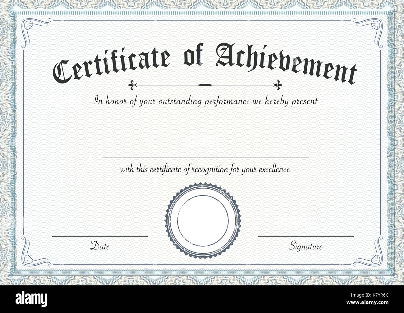 Certificate Of Achievement Hi res Stock Photography And Images Alamy