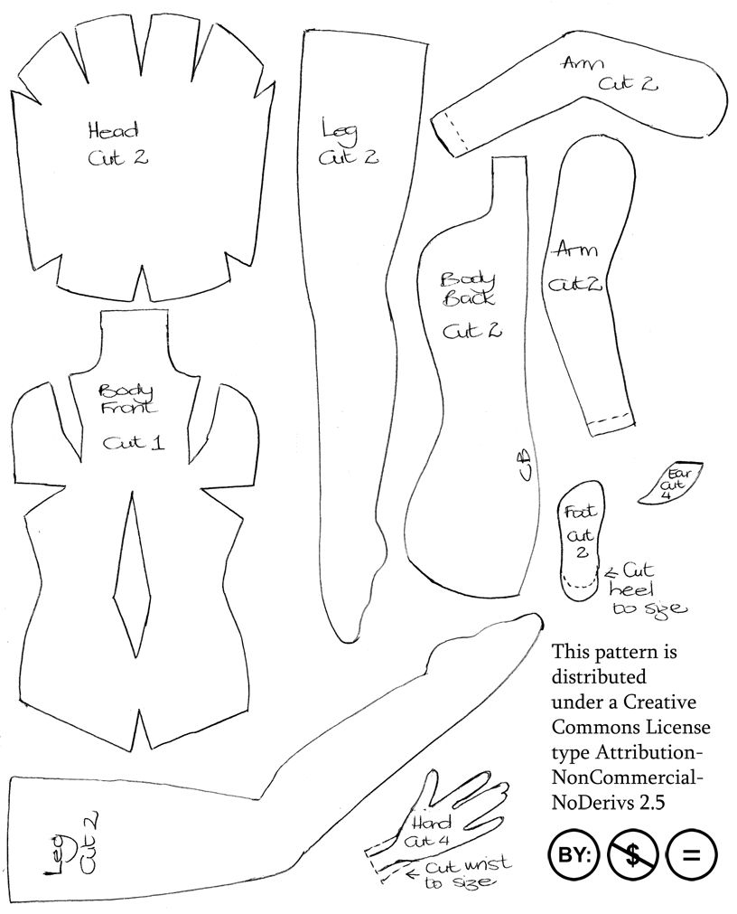 Cloth Doll Pattern And Designs Part 3 Worksheets Library