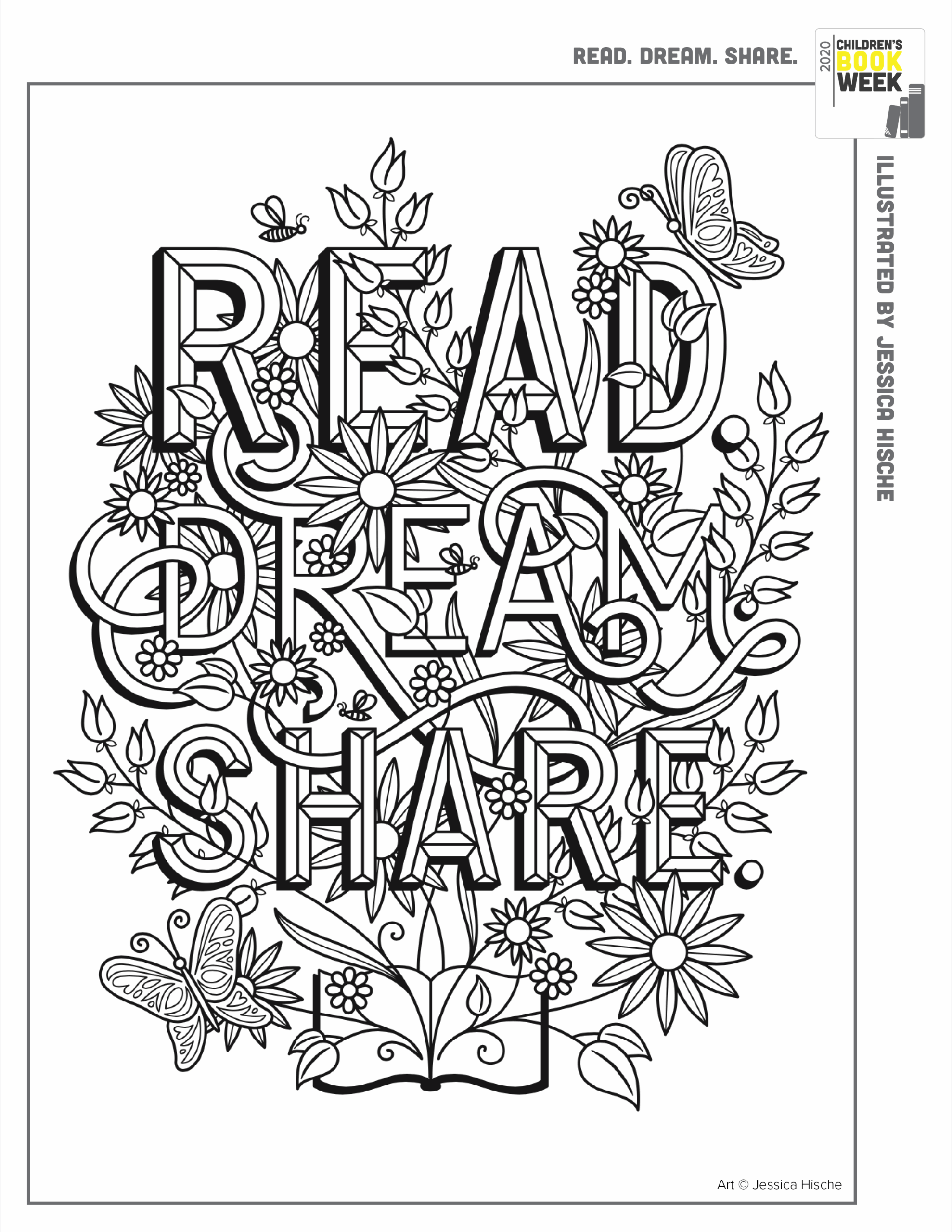 Coloring Book Pages Every Child A Reader
