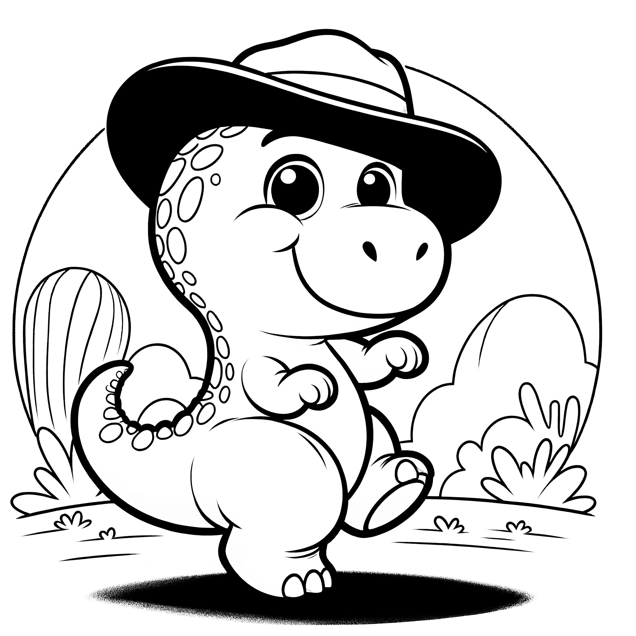 printable dinosaurs to color