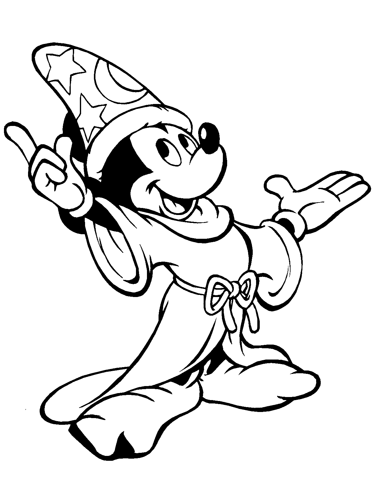 printable mickey mouse coloring pages