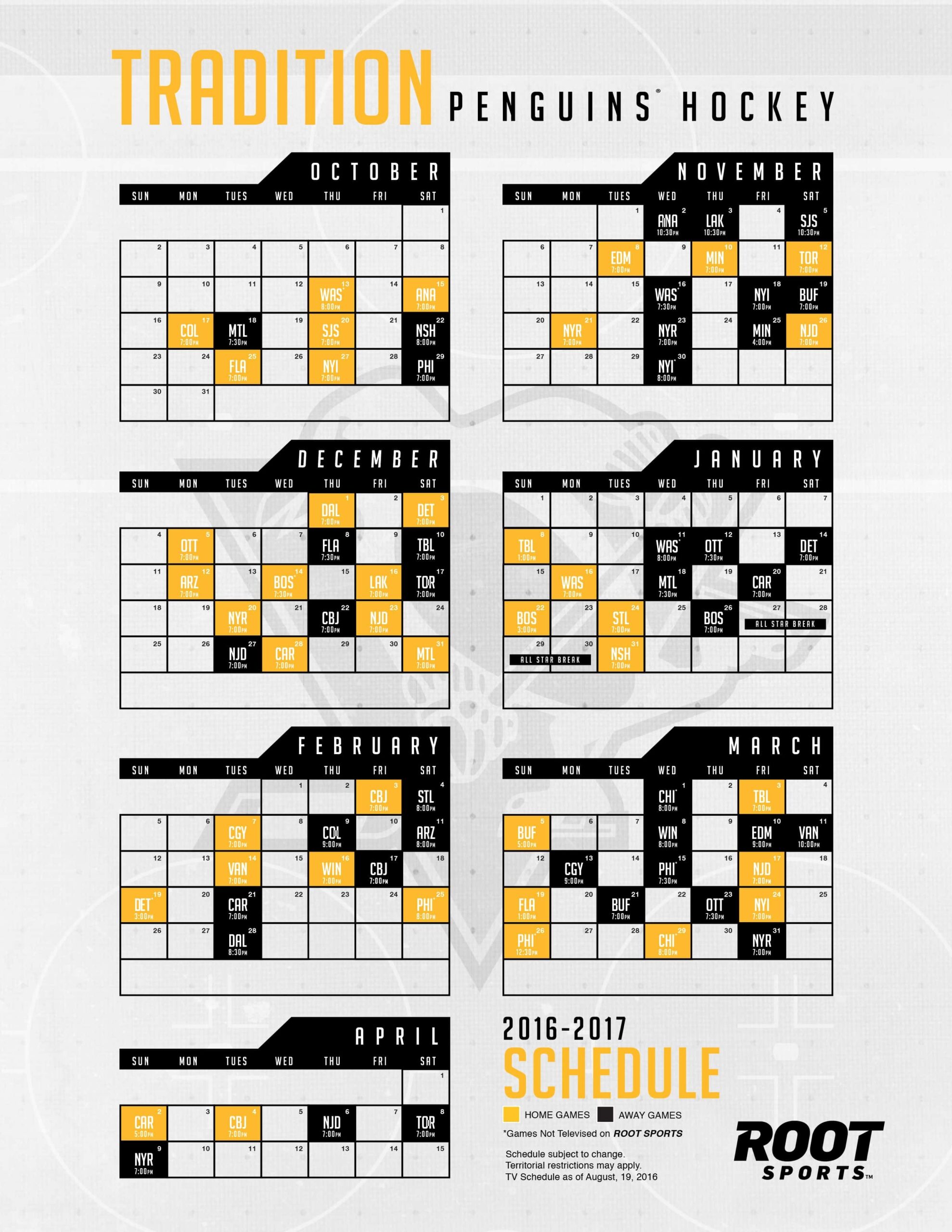 Complete Guide To The Printable Pittsburgh Penguins Schedule ForexNews