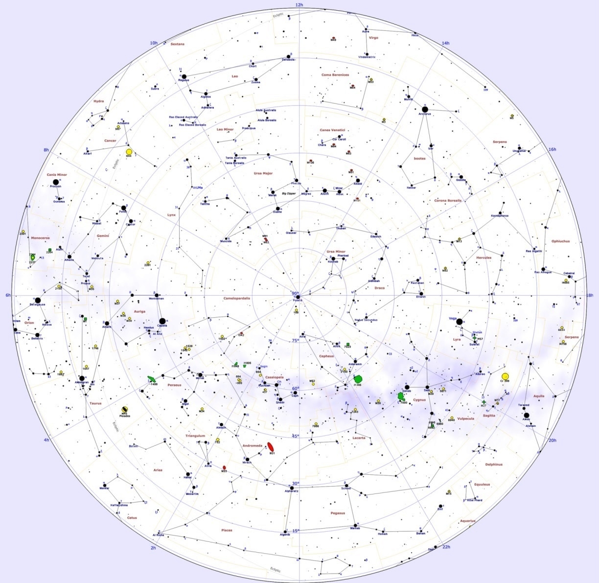 Constellation Map Constellation Guide