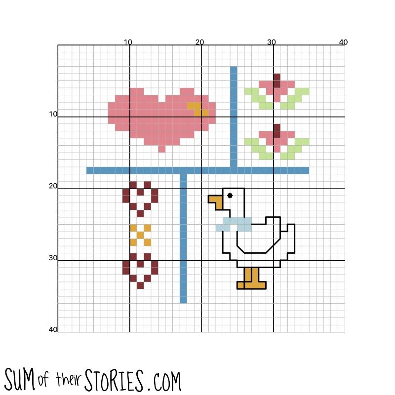 Country Cross Stitch Mini Design Free Pattern Sum Of Their Stories Craft Blog