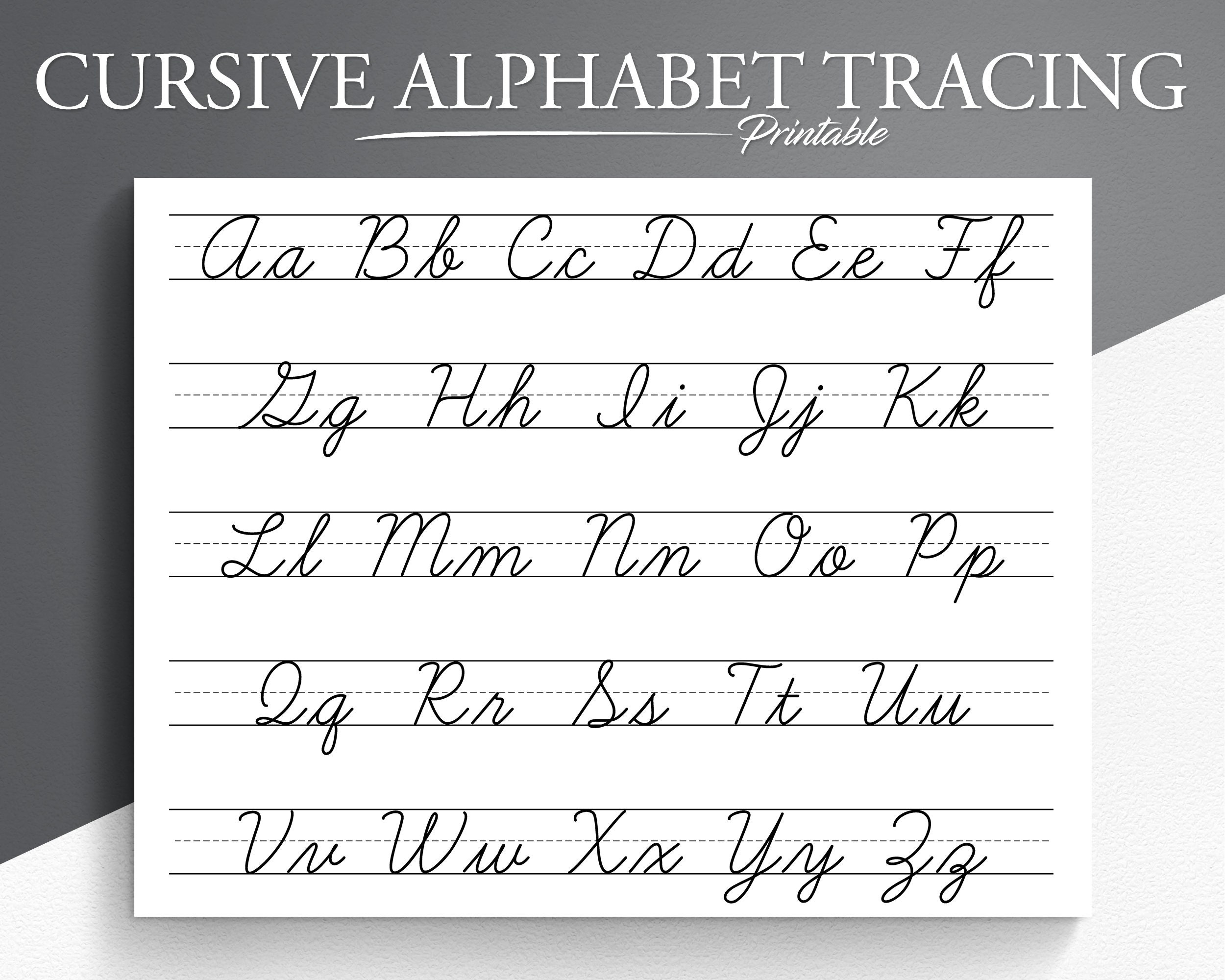 printable tracing letters