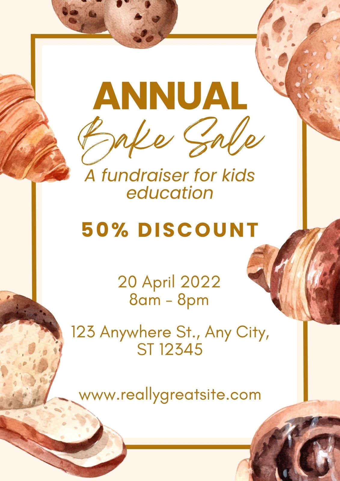 Customize 122 Bake Sale Flyers Templates Online Canva