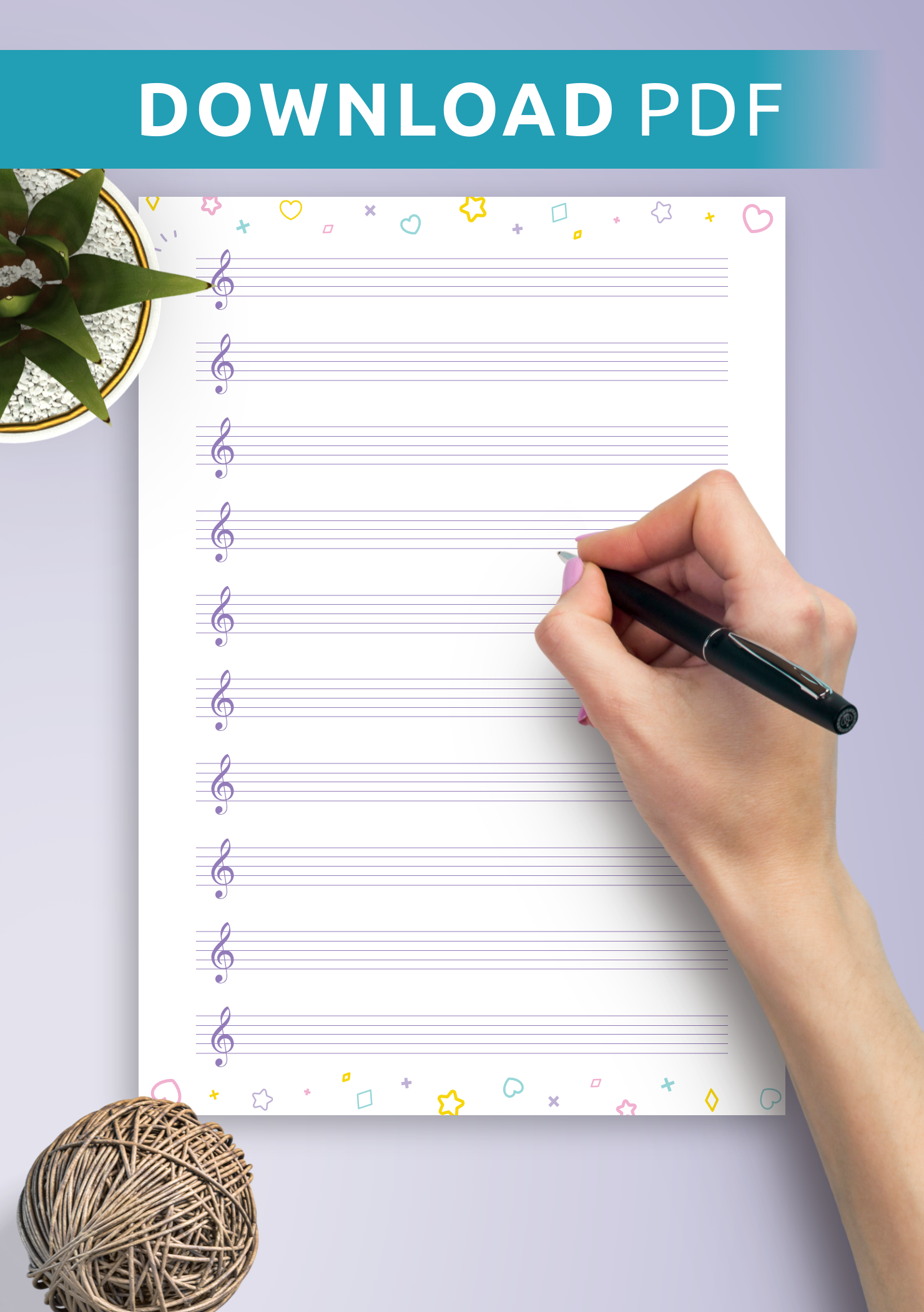 printable blank staff paper