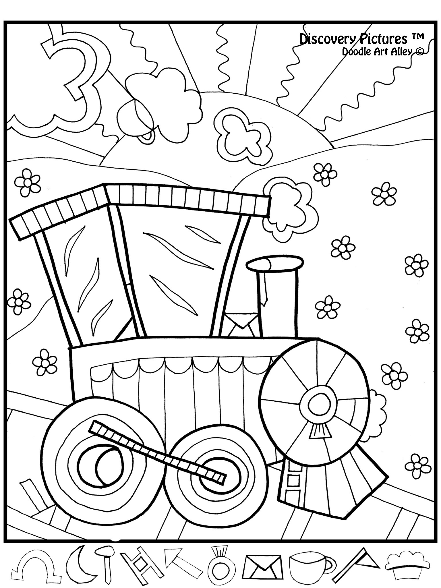 Easy Hidden Pictures CLASSROOM DOODLES