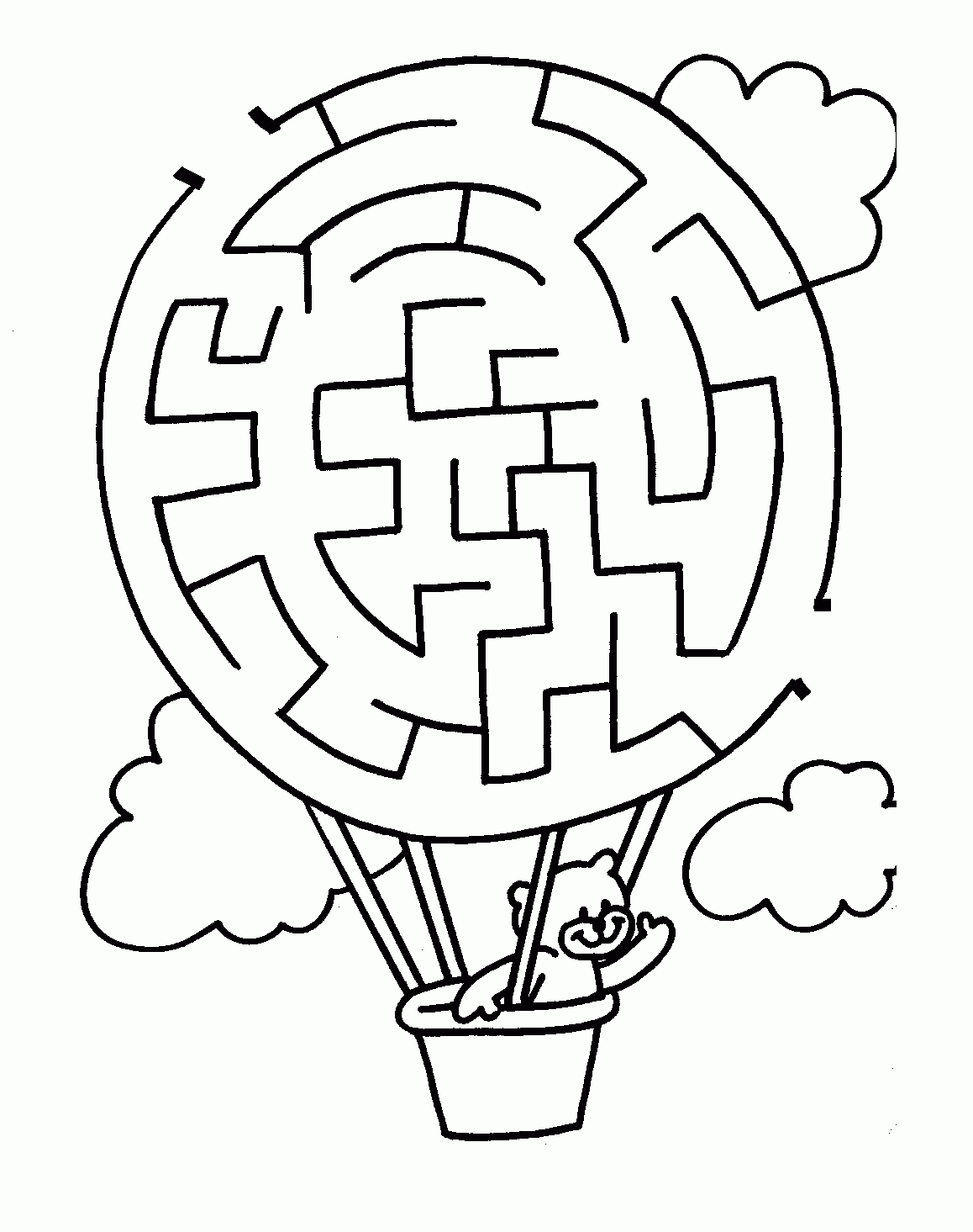 Easy Mazes Printable Mazes For Kids Best Coloring Pages For 