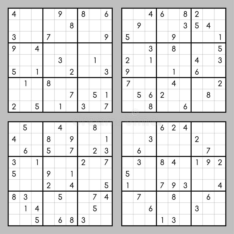 Easy Sudoku Stock Illustrations 1 367 Easy Sudoku Stock Illustrations Vectors U0026 Clipart Dreamstime