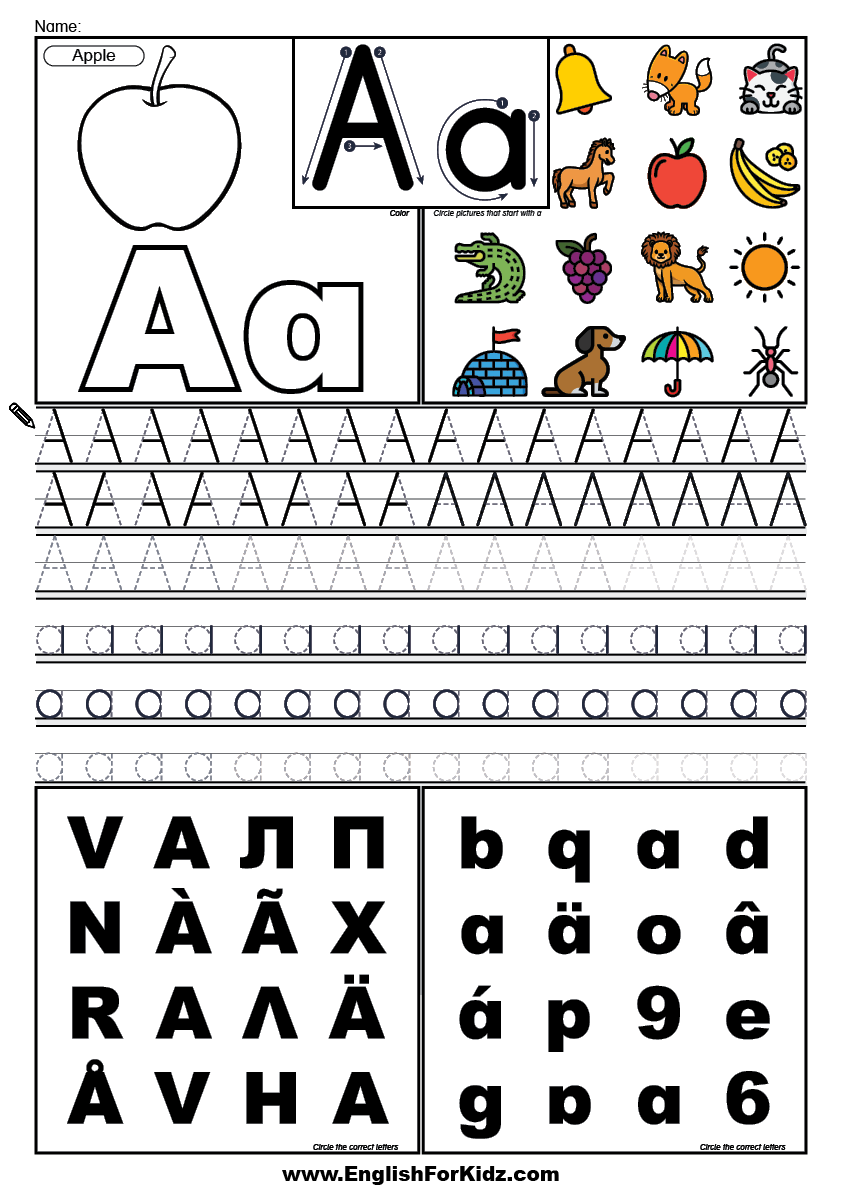 printable traceable abc