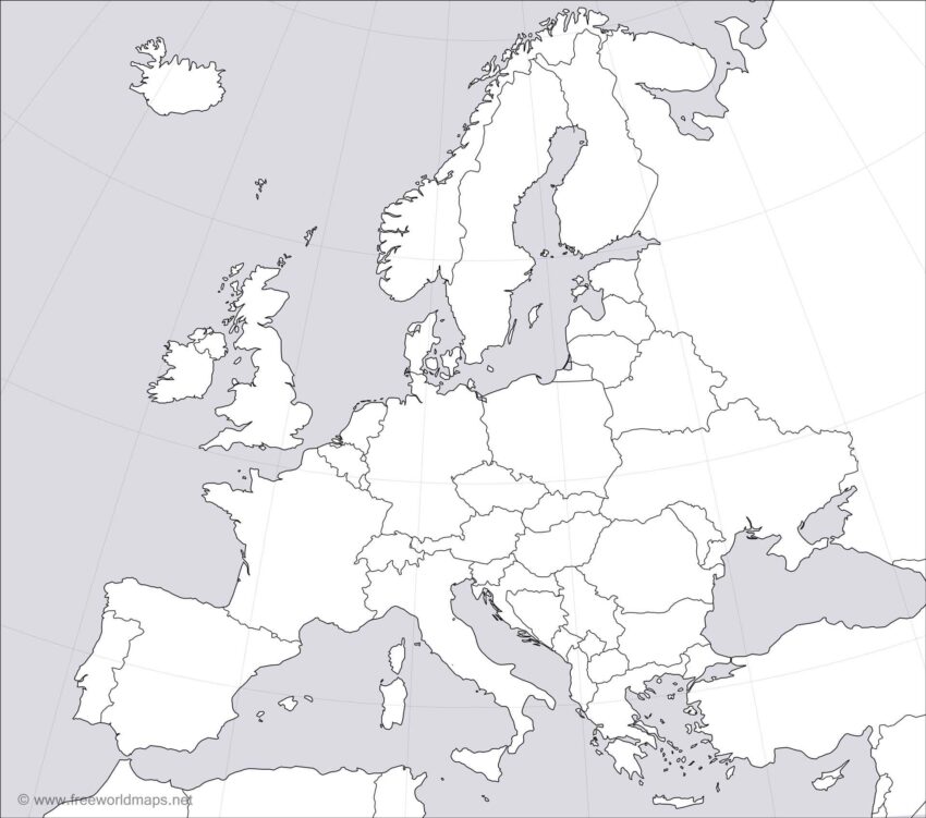 europe map blank printable pdf - MIT Printable