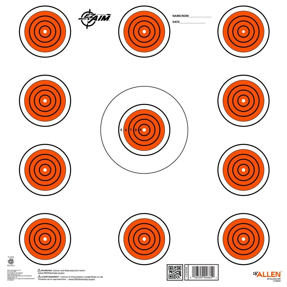 paper targets printable